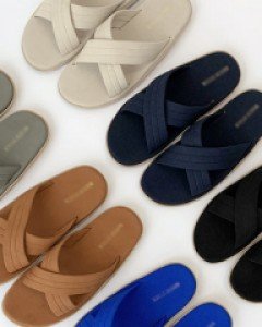 Maring Suede Strap Slippers 245mm~280mm