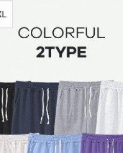 Comfortable and colorful 2type Training Pants M~3XL(28~38)