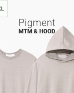 Big size Natural pigment sweatshirt&Hood XL~4XL(105~125)
