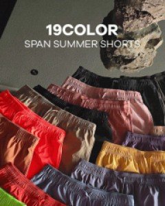 Arctic 19Color Spandex Summer Shorts M~XL(28~34)