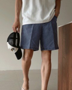 Fresh Cool Pigment Linen Shorts S~L(28~32)