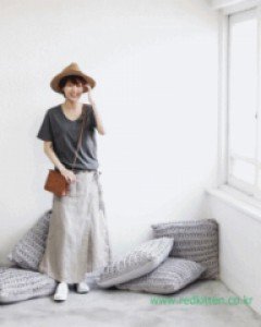 Parsley linen skirt -3Color