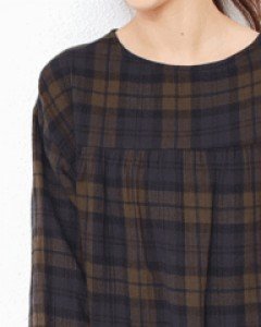 Ridge Check Dress-3Color-Wear on both sides