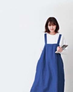 Linen Suspender Dress-2Color