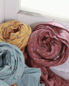 Cotton Flower Muffler-3Color