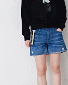 Cover Pocket Jeans Shorts