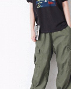 Thin Cargo Pocket Pants-3Color