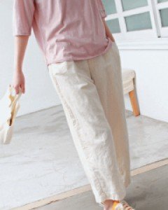 Linen Blue Slacks-3Color