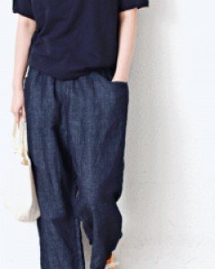 Linen Blue Slacks-3Color