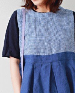 Linen pleated vest-2Color