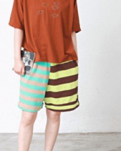 Jjurimyeon Cabra Color Matching Shorts