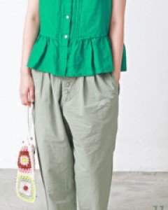 Natsu Button Pants-3Color