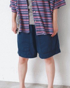 SALE-Button Pocket Shorts-Navy 66500-->46500