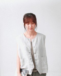 Linen Box Vest-3Color