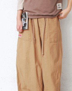 Wide Carpenter Cotton Pants-3Color