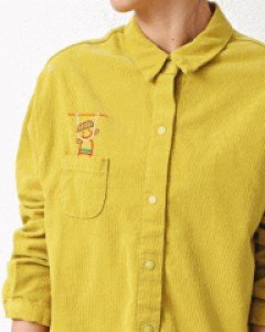 Bad boy embroidery golden shirt-3 colors