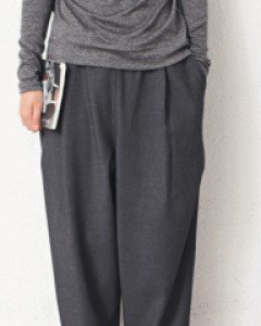 London pleated baggy pants-2 Colors