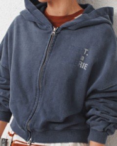 Vintage Hooded Zip Up-3Color