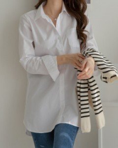 White Long shirts MA01201