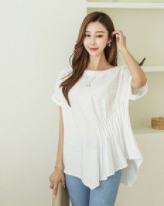 Runner pin tuck blouse MA07271