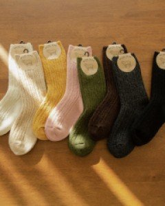 Retro wool socks C120116