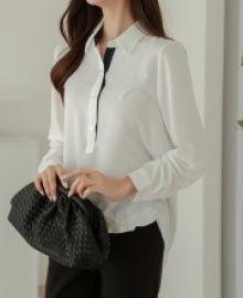 Hera color banding blouse C021611