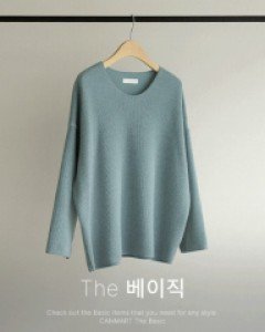 [The Basic] Spring Color Ribbed Knitwear