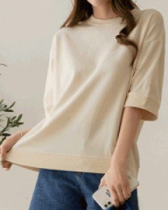 Smiley short sleeve sweatshirt