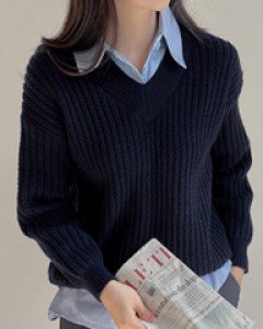 Shirt Layered Knitwear C011839