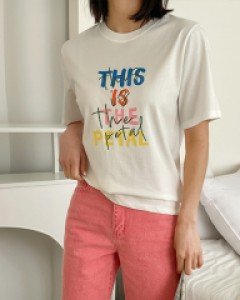 Sketch Color Matching Short Sleeve T-shirt