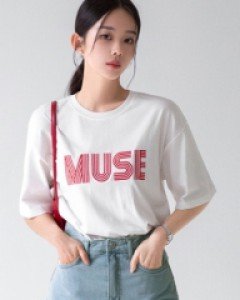 Muse Silket Washing Short-sleeve T-shirt