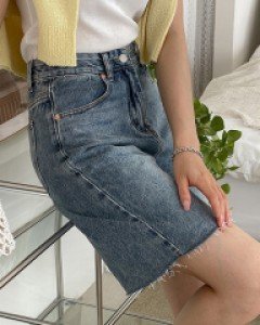 Vintage Half Denim Shorts