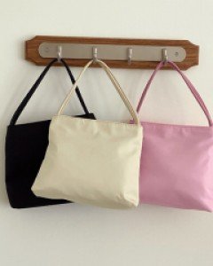 Satin mini square tote bag