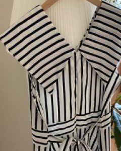 Kion Striped Collar Dress