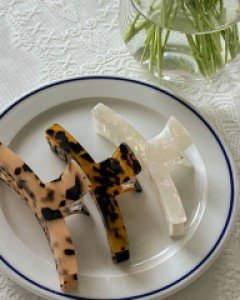 Leopard Marble Hair clip pin