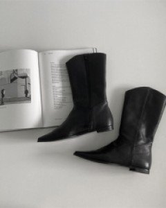 Square half boots