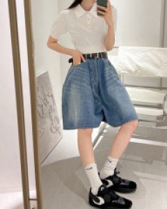 Elo a-line denim pants