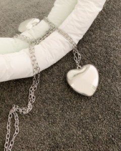 Large heart necklace