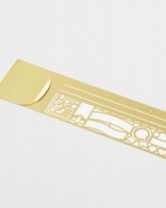 Clip Ruler Brass - Deco pattern A