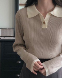 [best 1] New opening color combination Knit / Long-sleeve ver.