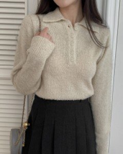 Curly Bookle Knit