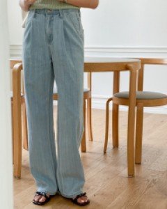 Rubin Pintuck Denim Pants