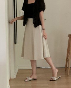 Mare Flare Midi Skirt