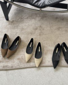 [Early Autumn 10%] Plain Flat Shoes