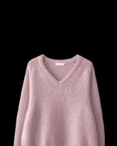 Alpaca V-neck Knit