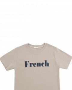 French lettering T-shirt