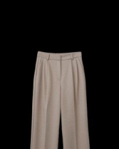 Herringbone Two Pin Tuck Slacks