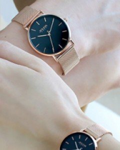 줄리어스 페나 커플 메탈시계