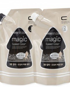 쉬에뜨 매직스피드 3분 오징어 먹물 컬러 중성컬러 염색약 500ml