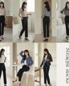 데일리원픽 일자슬랙스[S,M,L사이즈]